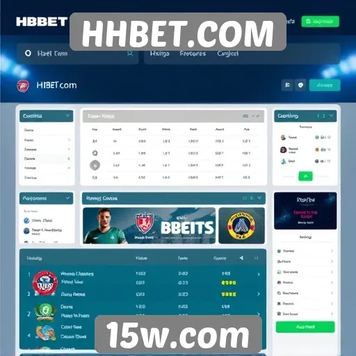 Interface do site HHBET.COM facilita navegação para jogadores